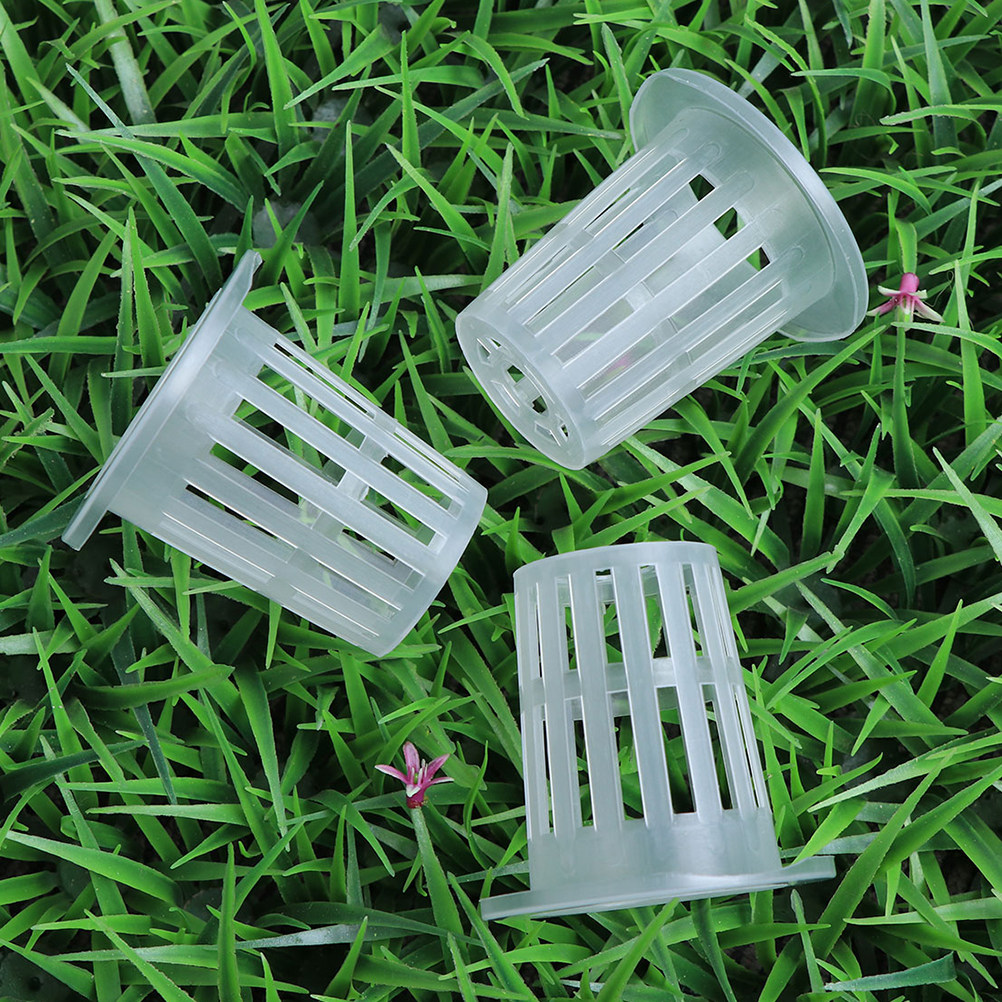 Plant Pot - 10 adet Hidroponik Sebze Saksısı, Havalandırma