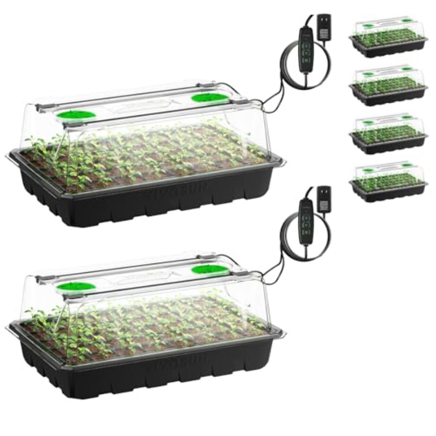 Seed Starter Tray - İç mekan bahçeciliği için 6'lı paket