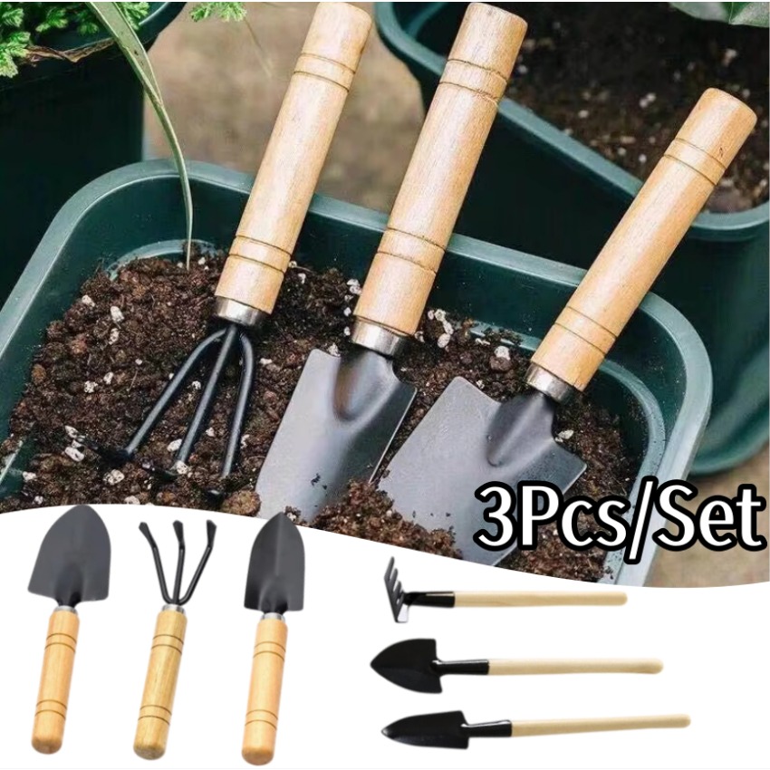 Trowel Garden Tools - 3 Adet/Set Mini Bahçe Aletleri Seti,
