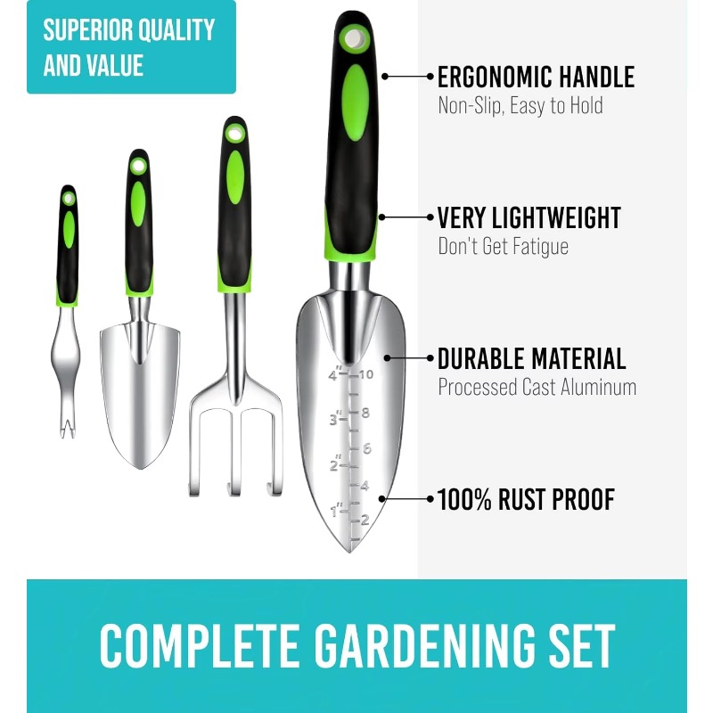 9 Parça Ergonomik Bahçe Alet S - Trowel Garden Tools incelemesi ve fiyatı