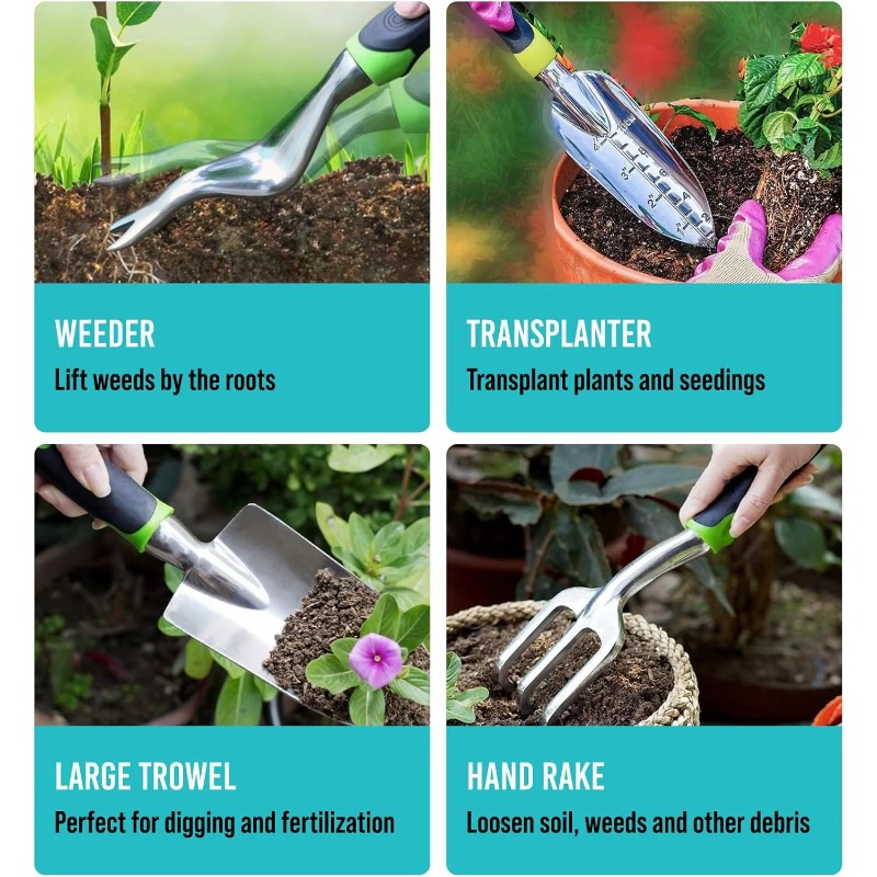 9 Parça Ergonomik Bahçe Alet S - Trowel Garden Tools incelemesi ve fiyatı