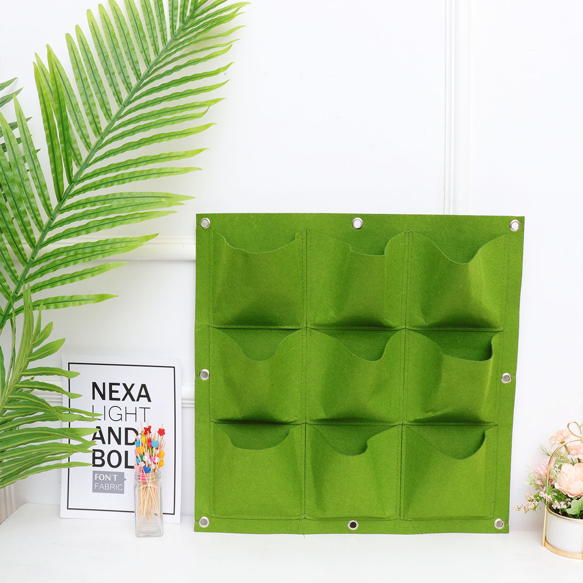 9 Bölmeli Duvara Asılabilen Di - Indoor Herb Garden incelemesi ve fiyatı