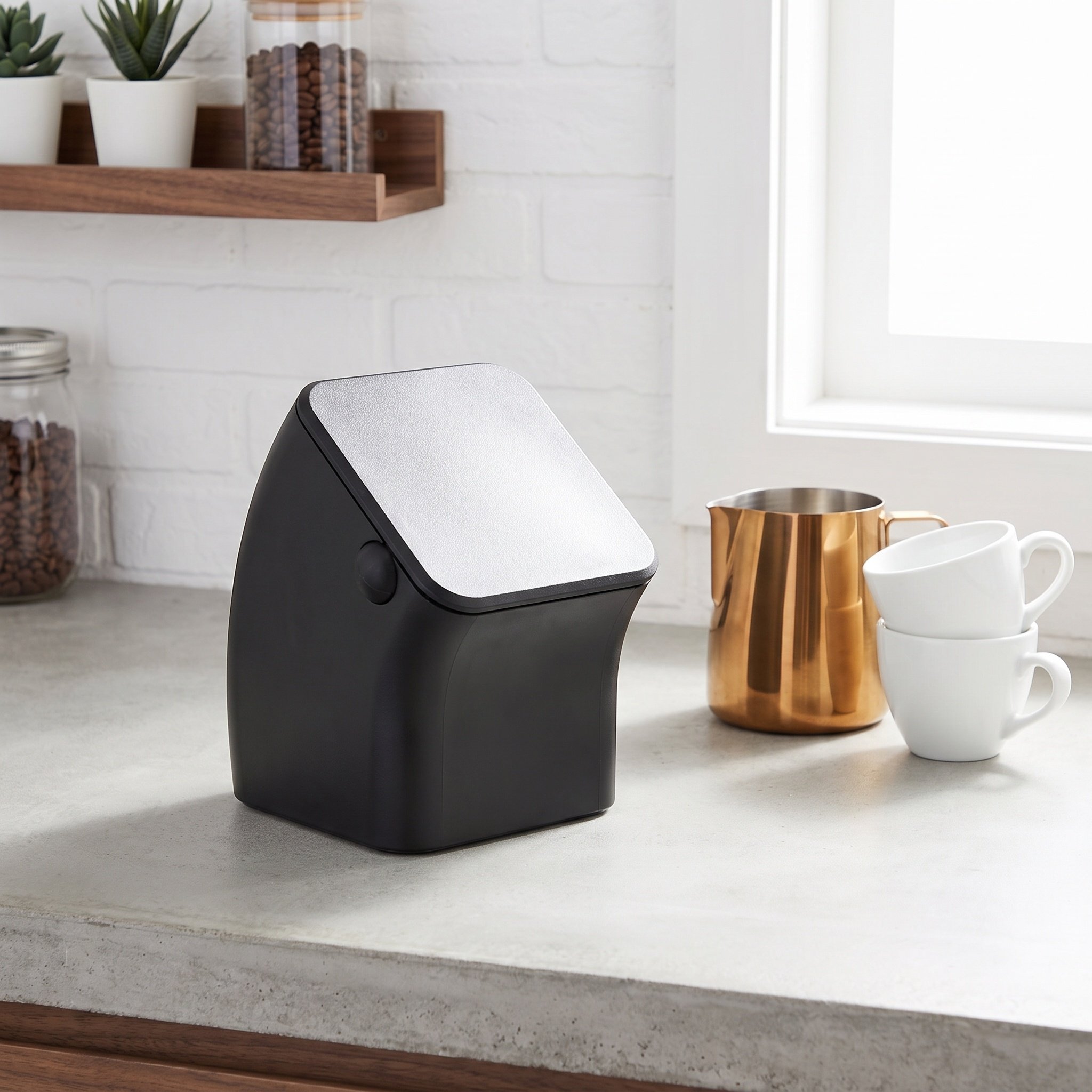 Kare Kahve Kalıntı Kutusu, Kah - Compost Bin incelemesi ve fiyatı