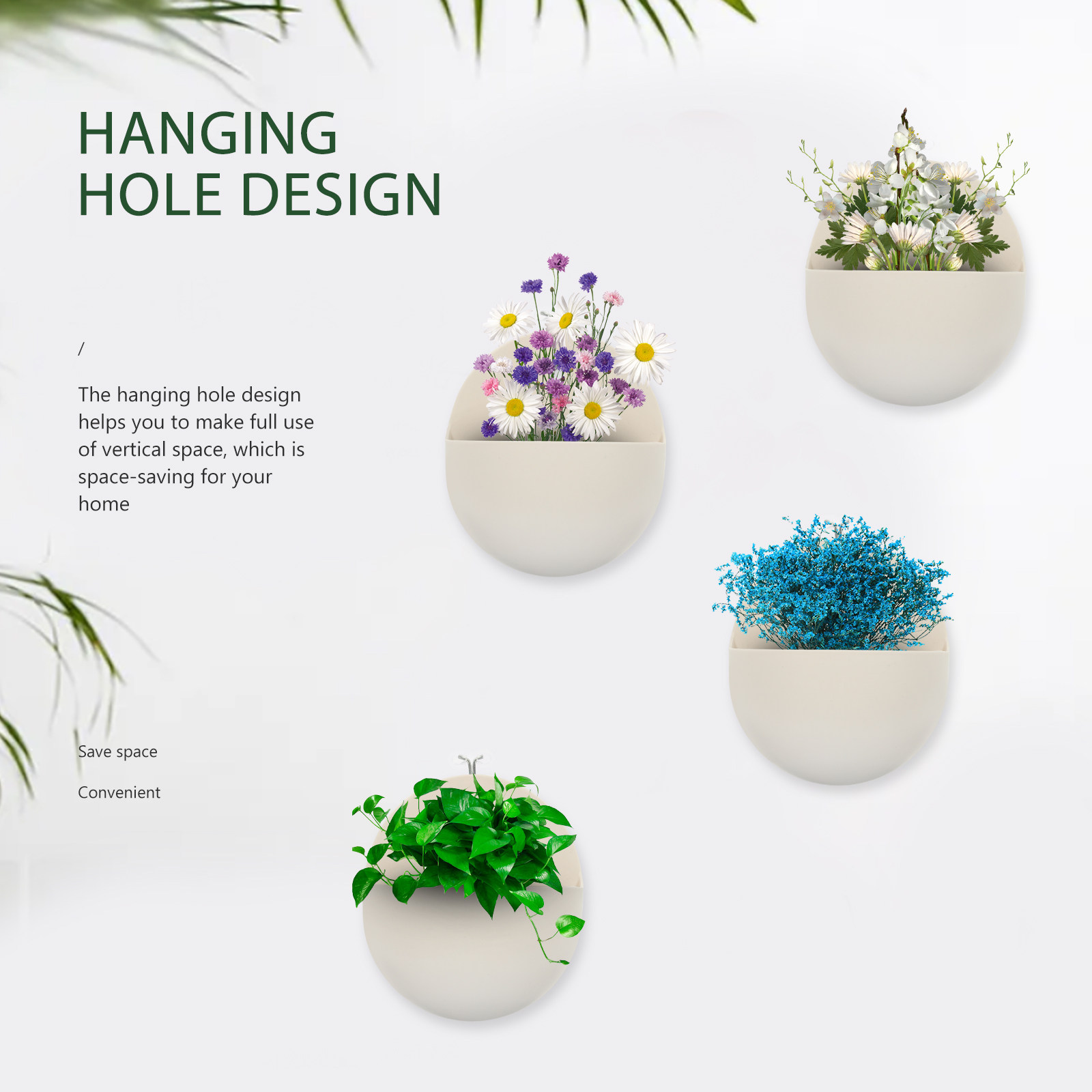 4 Adet Balkon Çiçek Saksısı, P - Vertical Planter incelemesi ve fiyatı