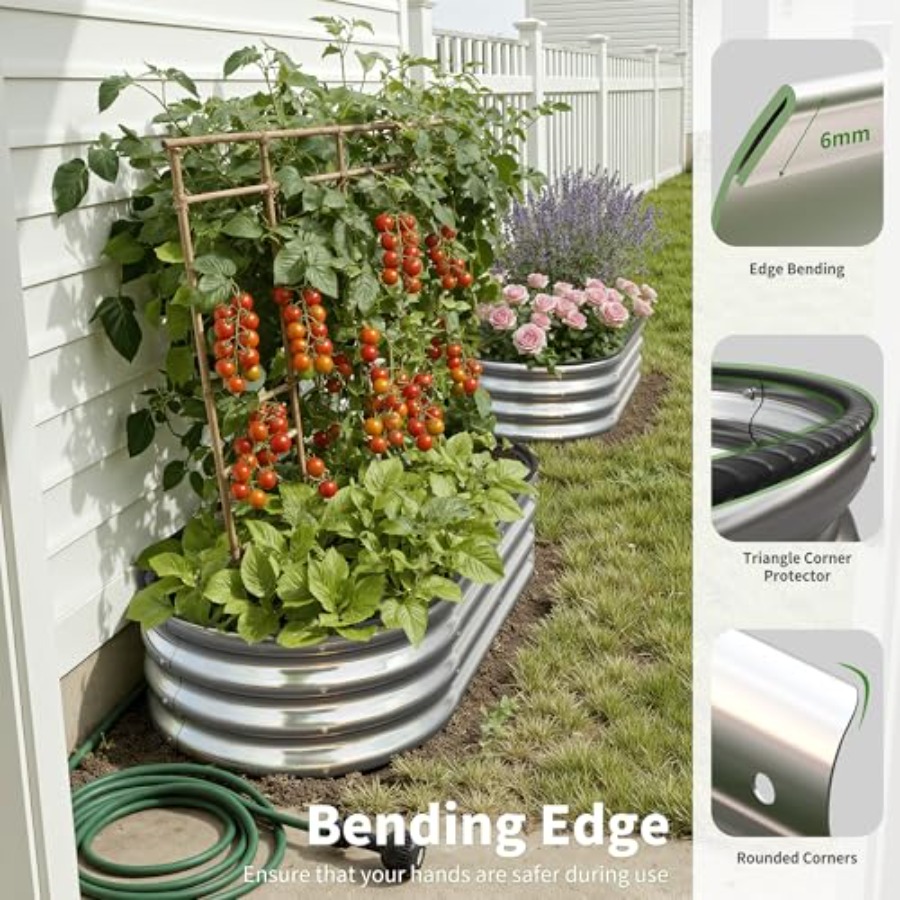 Oval Büyük Galvanizli Metal Yü - Raised Garden Bed incelemesi ve fiyatı