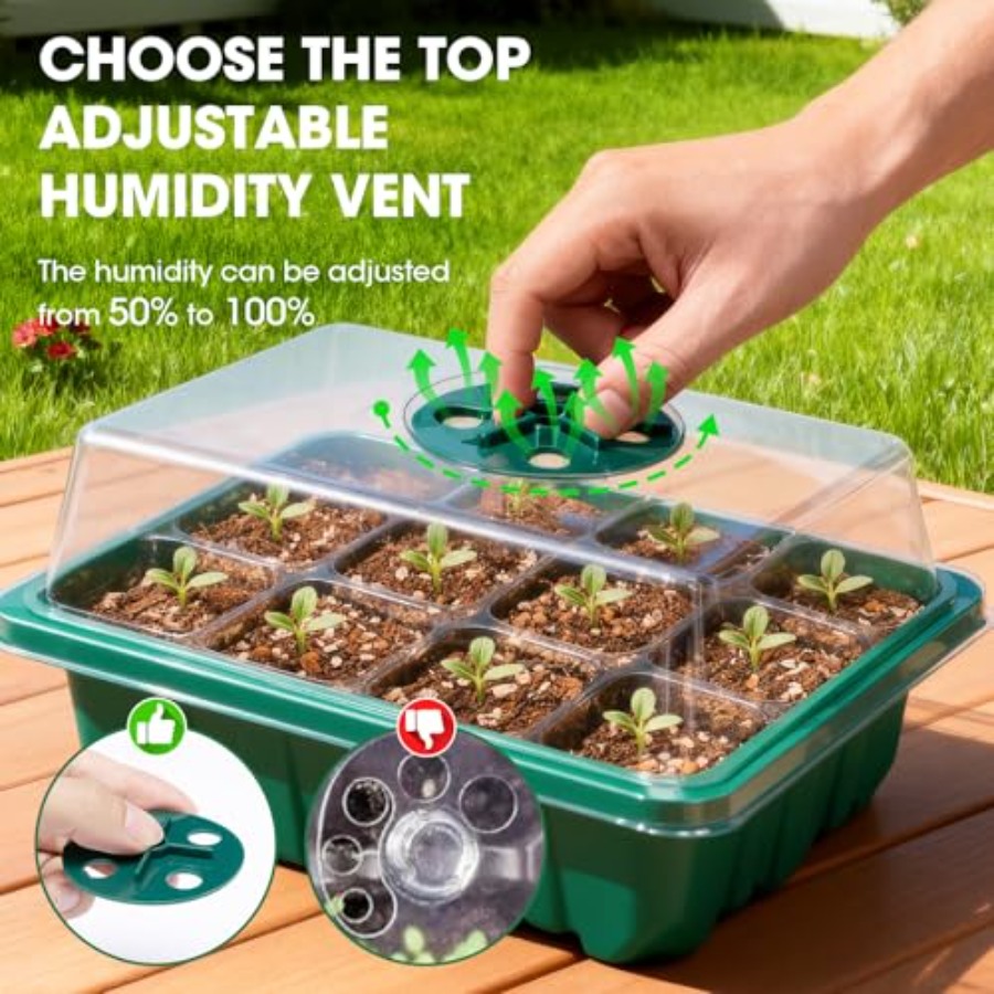 5'li Paket Nem Kubbeli Tohum B - Seed Starter Tray incelemesi ve fiyatı